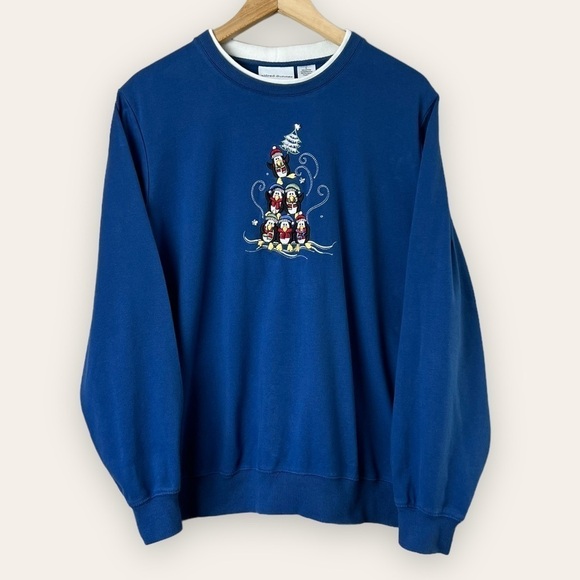 Vintage Chilly Penguins Grandma Style Sweatshirt Size L Embroidered - Picture 3 of 6